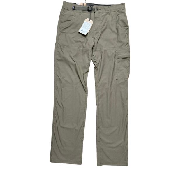 Prana Stretch Zion Pant II Men's 31x32 Slate Green NWT - Picture 1 of 5